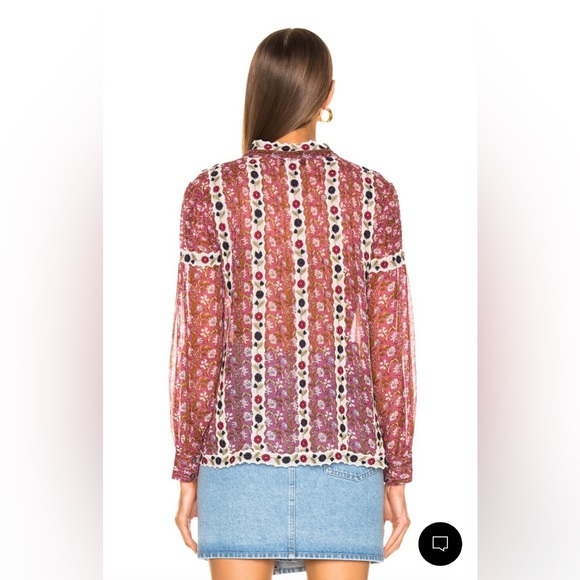 NWT Sea New York Bella Blouse in Orchid - Picture 4 of 10